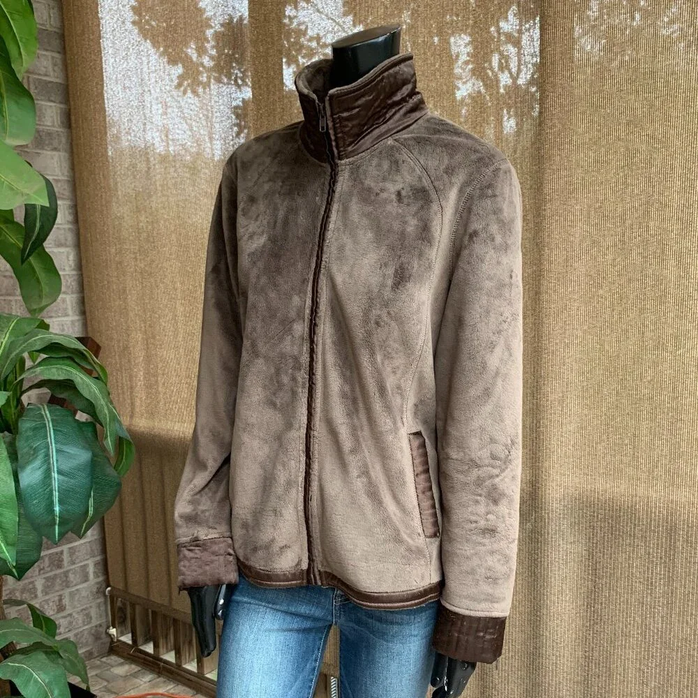 Pendleton Velour Satin Trim Jacket Sz L - Picture 4 of 16